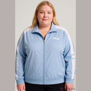 FILA Sports Jacket, Size 2X, PTP 30”, Length 28”, Pockets, Fully mesh lined